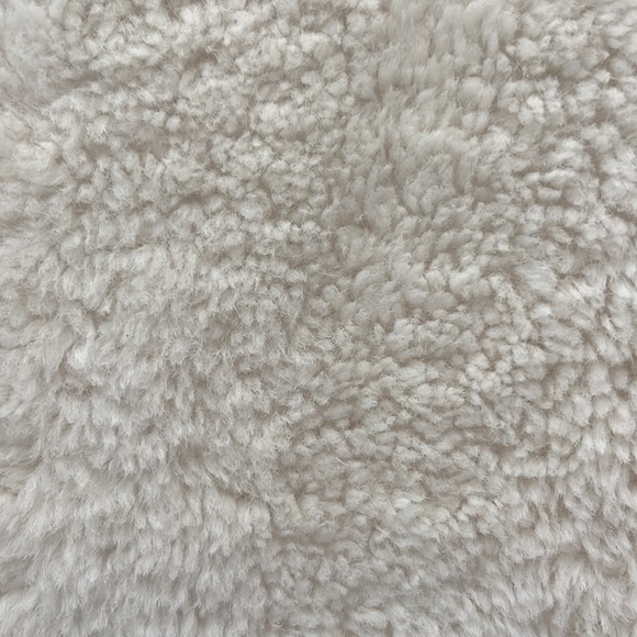 Gap Lined Fluffy Crew, Size S, White, EUC - Picture 4 of 4